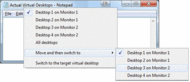 Actual Virtual Desktops screenshot